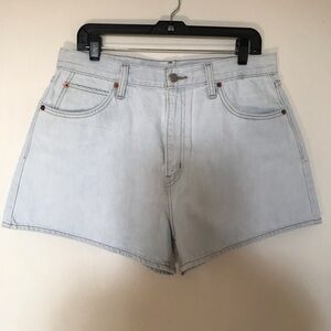 Levi's Light Blue Jean Shorts
